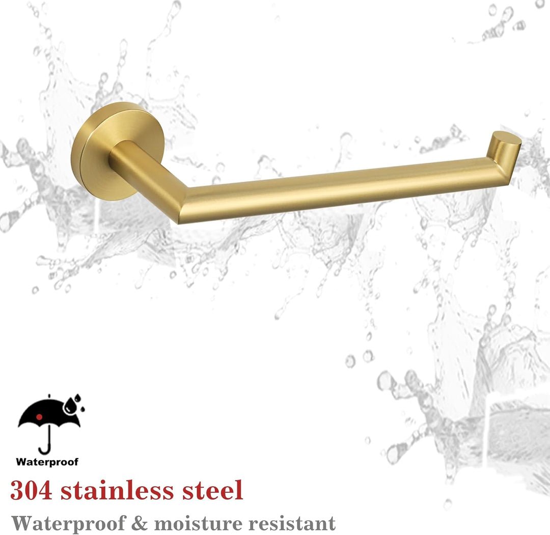 Mooche 304 Edelstahl Handtuchhalter Wand mit verdeckten Schrauben, 25cm Badetuchstange mit Bohren, G