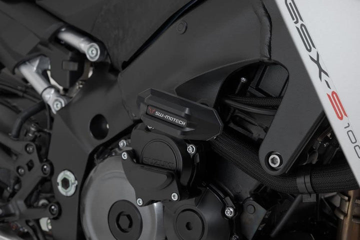 SW-Motech Sturzpad-Kit - Schwarz. Suzuki GSX-S 950 / GSX-S 1000/GT (21-).