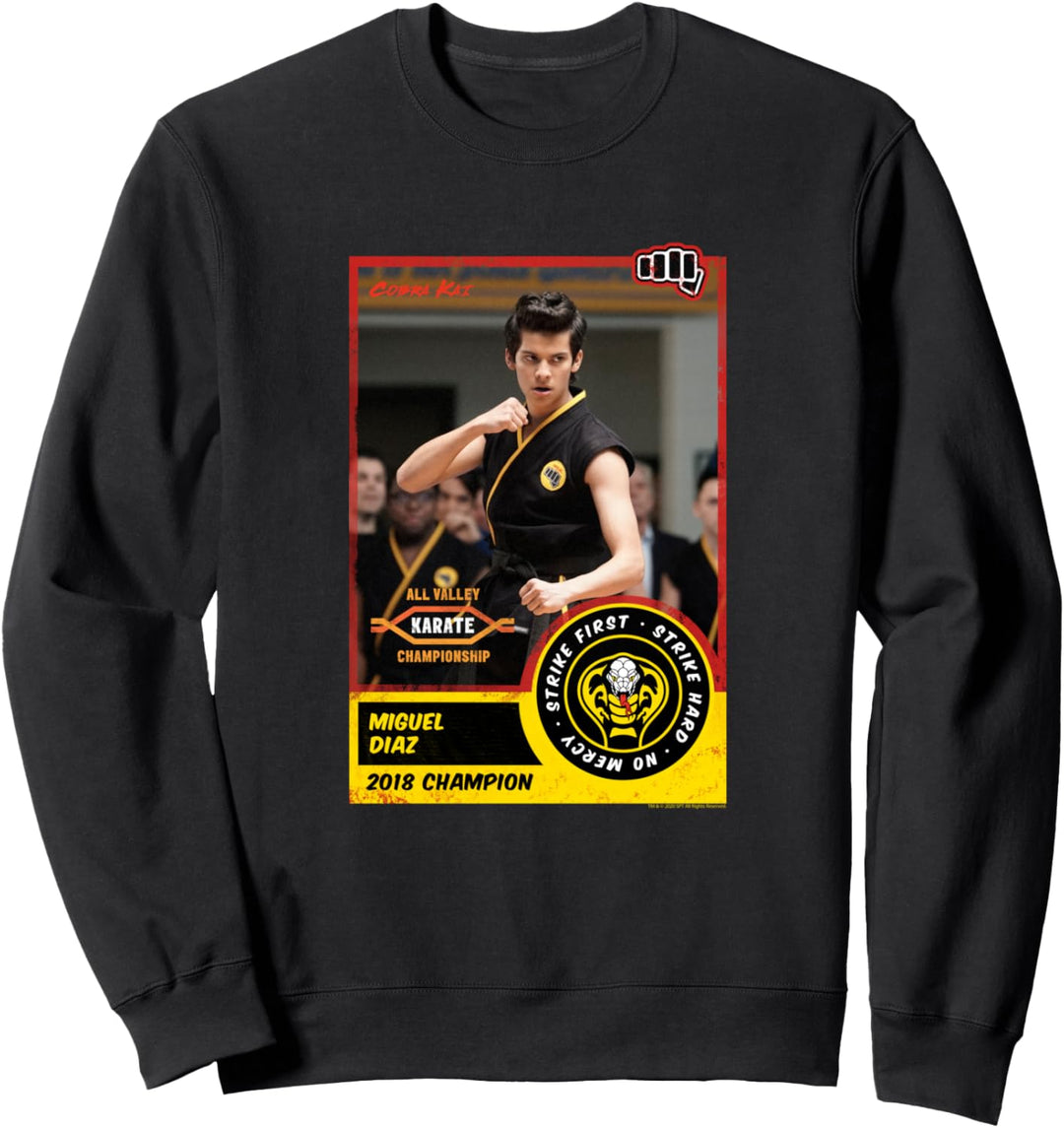 Cobra Kai Miguel Diaz Champion Karte Sweatshirt