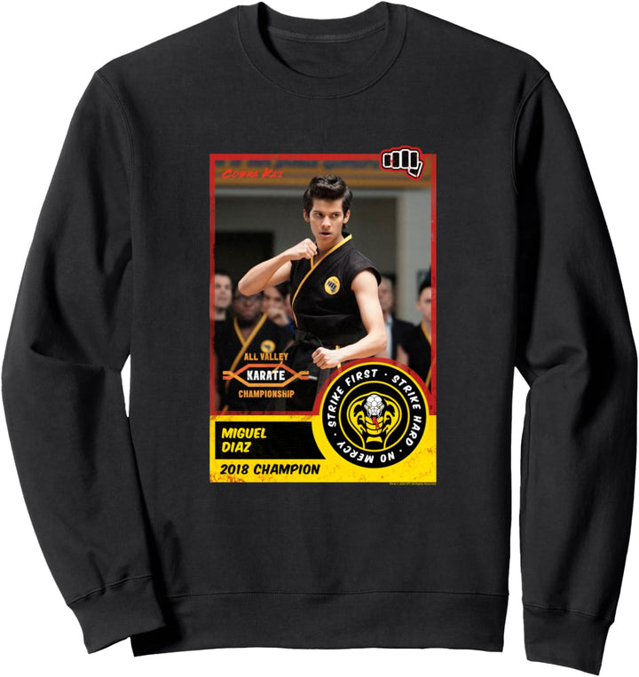 Cobra Kai Miguel Diaz Champion Karte Sweatshirt