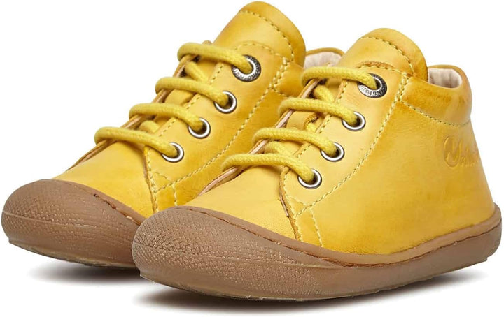 Naturino Lauflernschuhe aus Nappaleder 17 EU Gelb, 17 EU Gelb