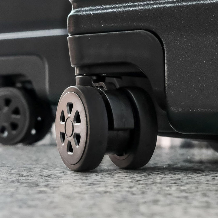 JSA 45554 Trolley-Koffer ABS, 2 in 1 Reisetrolley, Rollkoffer aus ABS Kunststoff, Reisekoffer mit do