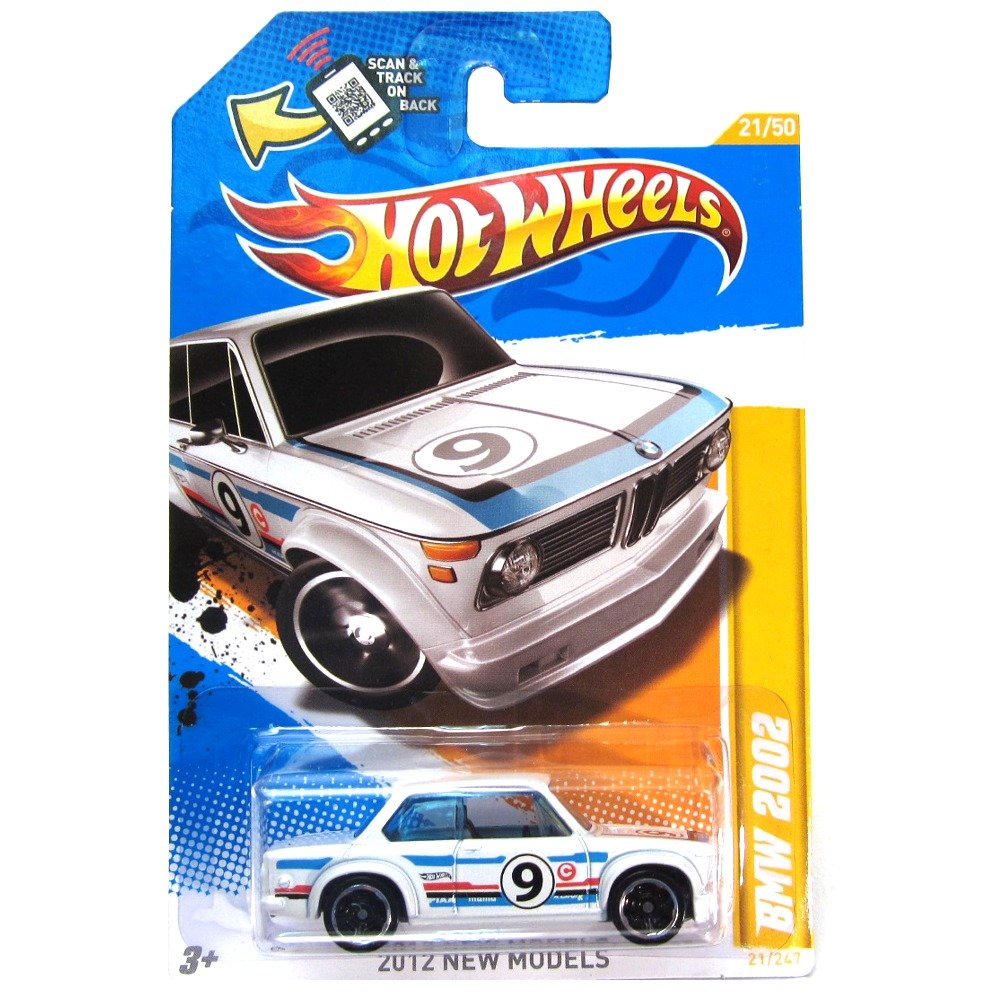 Hot Wheels - BMW 2002 (White #9) - 2012 HW Premiere - 21/50 ~ 21/247 [Scale 1:64]