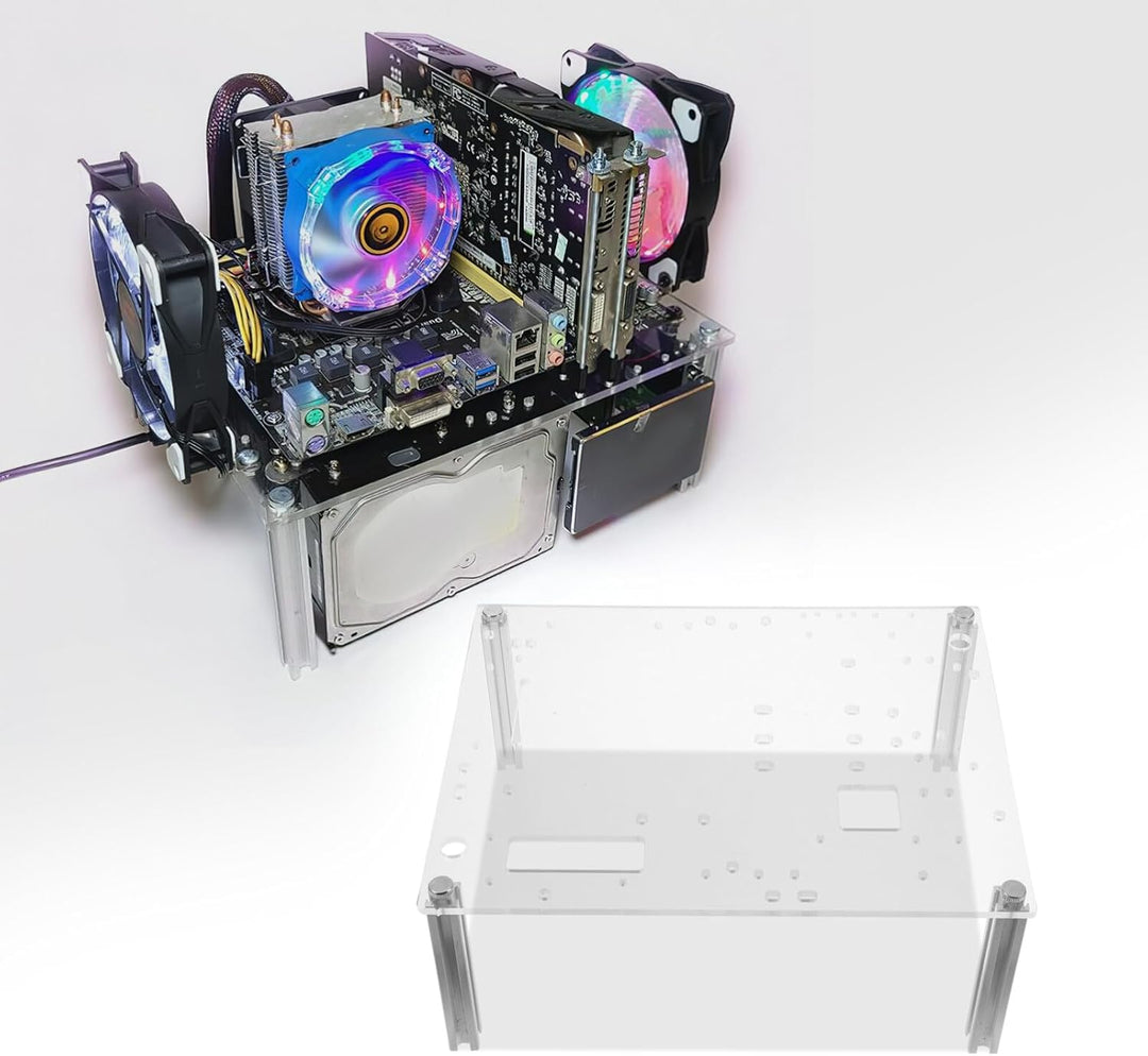 Gadpiparty 1 Set Computer Open Frame/Open Air Frame Chassis Bracket Computer Case