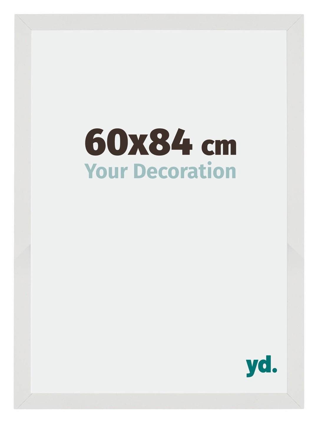 yd. Your Decoration - Bilderrahmen 60x84 cm - Bilderrahmen aus MDF mit Acrylglas - Antireflex - Ausg