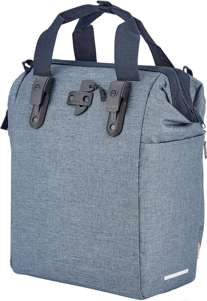 KlickFix Asista Teile fürs Rad Unisex – Erwachsene KLICKfix Roomy GT Gepäckträgertasche, Blau, 25x40