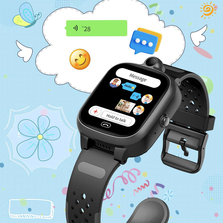 4G Smartwatch Kinder mit GPS und Telefon, Touchscreen Smart Watch Kinder mit WiFi, Videoanruf, Kamer