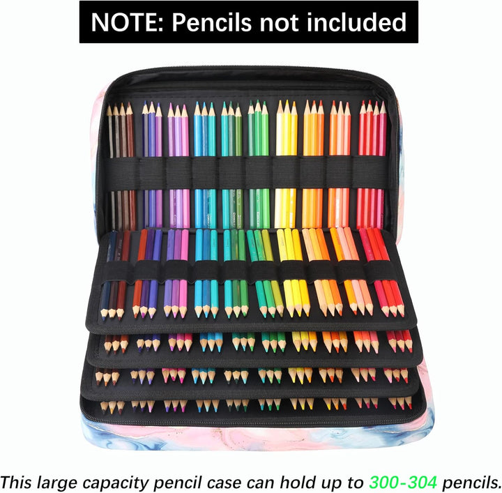 JAKAGO Federmäppchen Grosse Kapazität für 300 Stifte Aufbewahrung Buntstifte,Wasserdicht Pencil Case