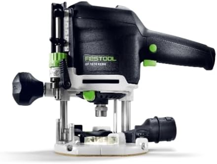 Festool Oberfräse OF 1010 REBQ-Set (mit Seitenanschlag mit Feineinstellung, Lichtmodul, Spannzange,
