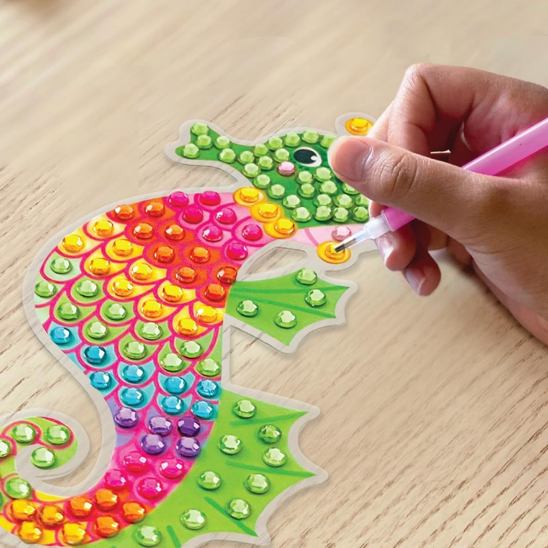 ARTISTA 9342961 Bastelset Glitzerfensterbilder, Unterwasserwelt, Kreativset in praktischer Aufbewahr