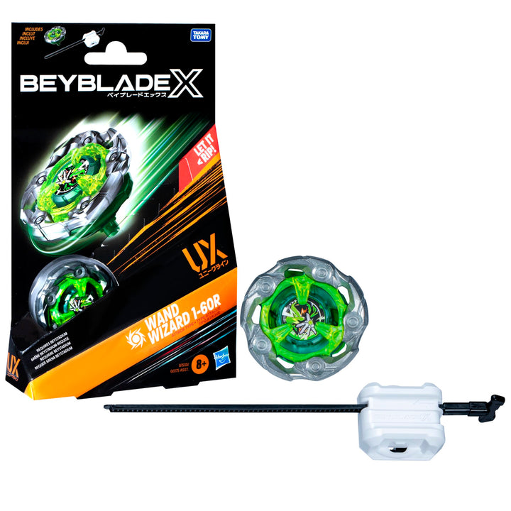 Beyblade X Starter Pack – HSG1538 – Kreisel + Launcher Green Wand Wizard