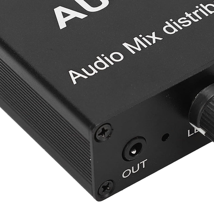 Stereo-Mixer, Audio-Verteiler für Audio, für Klinkenstecker, Legierung, MP3-Stereo-Splitting-Tool, K