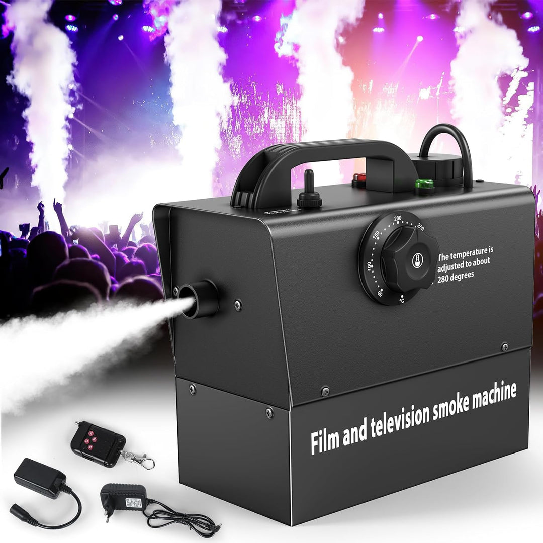 Nebelmaschine, Handnebelmaschine 400W, Eingebauter Akku, 21000 mAh, Strom Sichtbar, für Theater, Fil