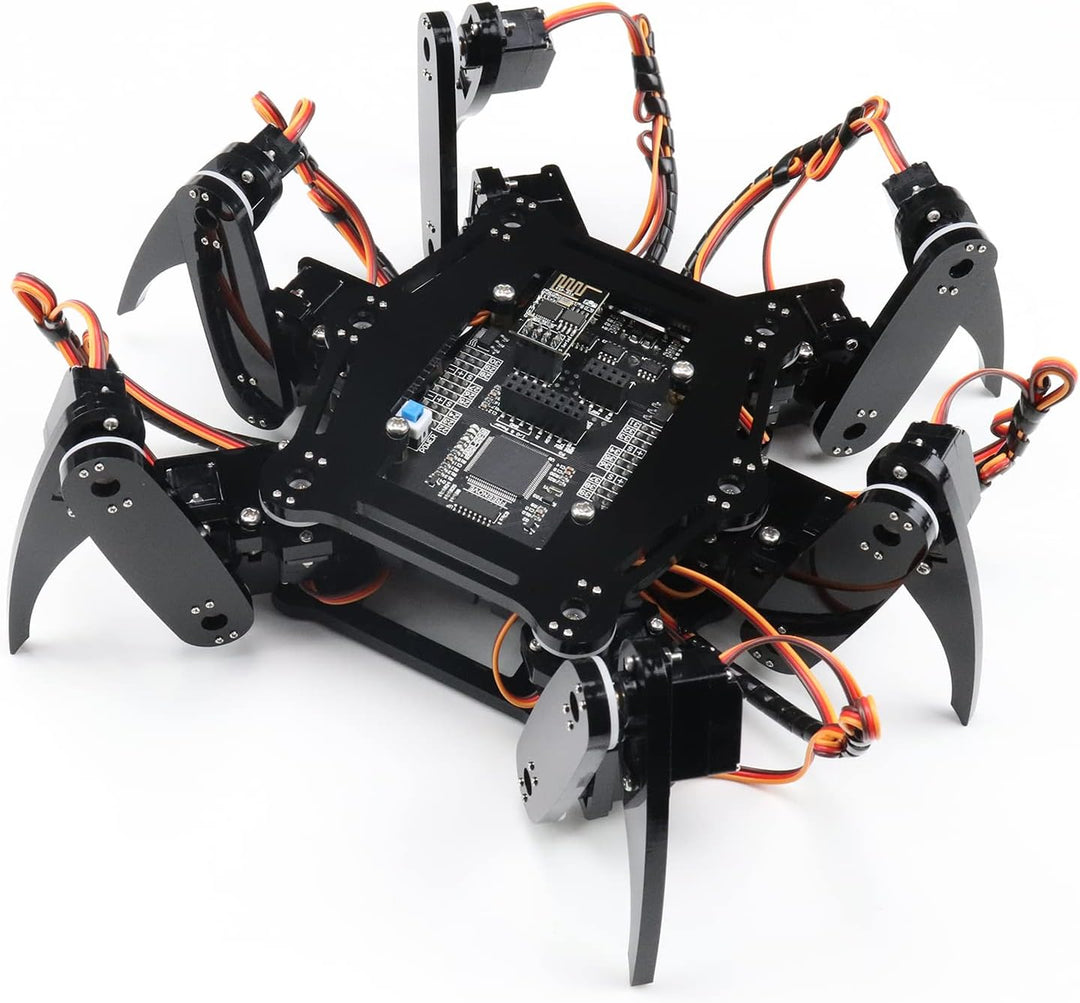 FREENOVE Hexapod Robot Kit (Compatible with Arduino IDE), App Remote Control, Walking Crawling Twist