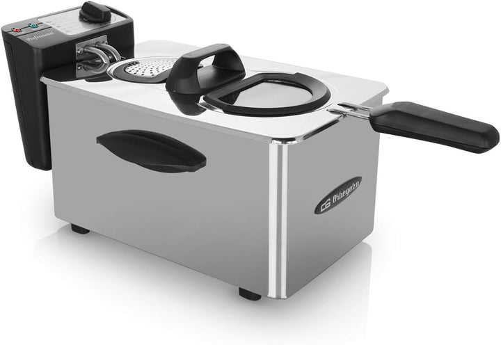 Orbegozo FDR 45 - Fritteusen (4l, Single, Edelstahl, 2000W, 230V, 50 Hz) 4 litros, 4 litros