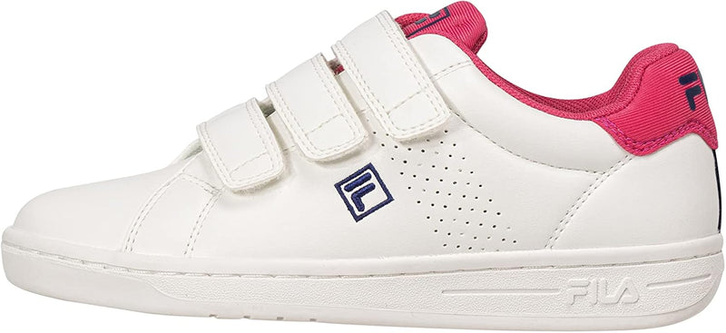 FILA Unisex Kinder Crosscourt 2 Nt Teens Sneaker 38 EU White Carmine, 38 EU White Carmine