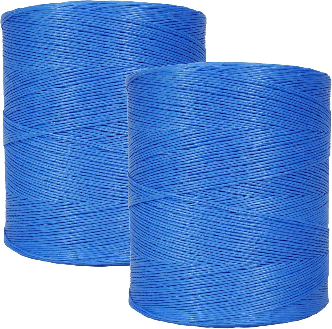 2X Allzweckschnur Schnur Bindfaden Garn PP Gartenschnur | Länge 2X 3000 m | Durchmesser 2-3mm | Bind