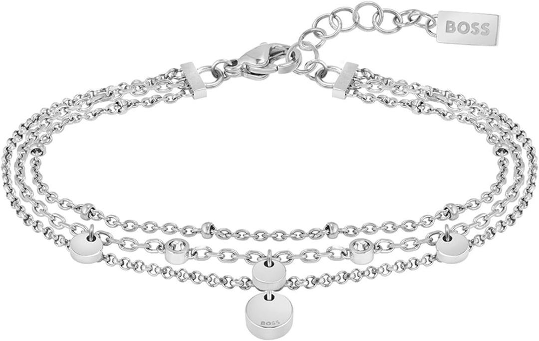 BOSS Jewelry Gliederarmband für Damen Kollektion IRIS aus Edelstahl - 1580331