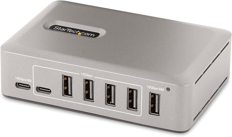 StarTech.com 10-Port USB-C Hub - 8X USB-A/2x USB-C - USB C Verteiler mit 65 W Netzteil - USB 3.1/3.2