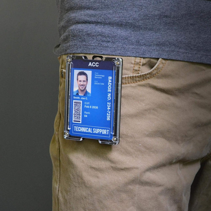 GOVO Aluminium T4 Ausweishalter/Brieftasche – Strapazierfähiger Ausweis-/Kreditkartenhalter – Silber