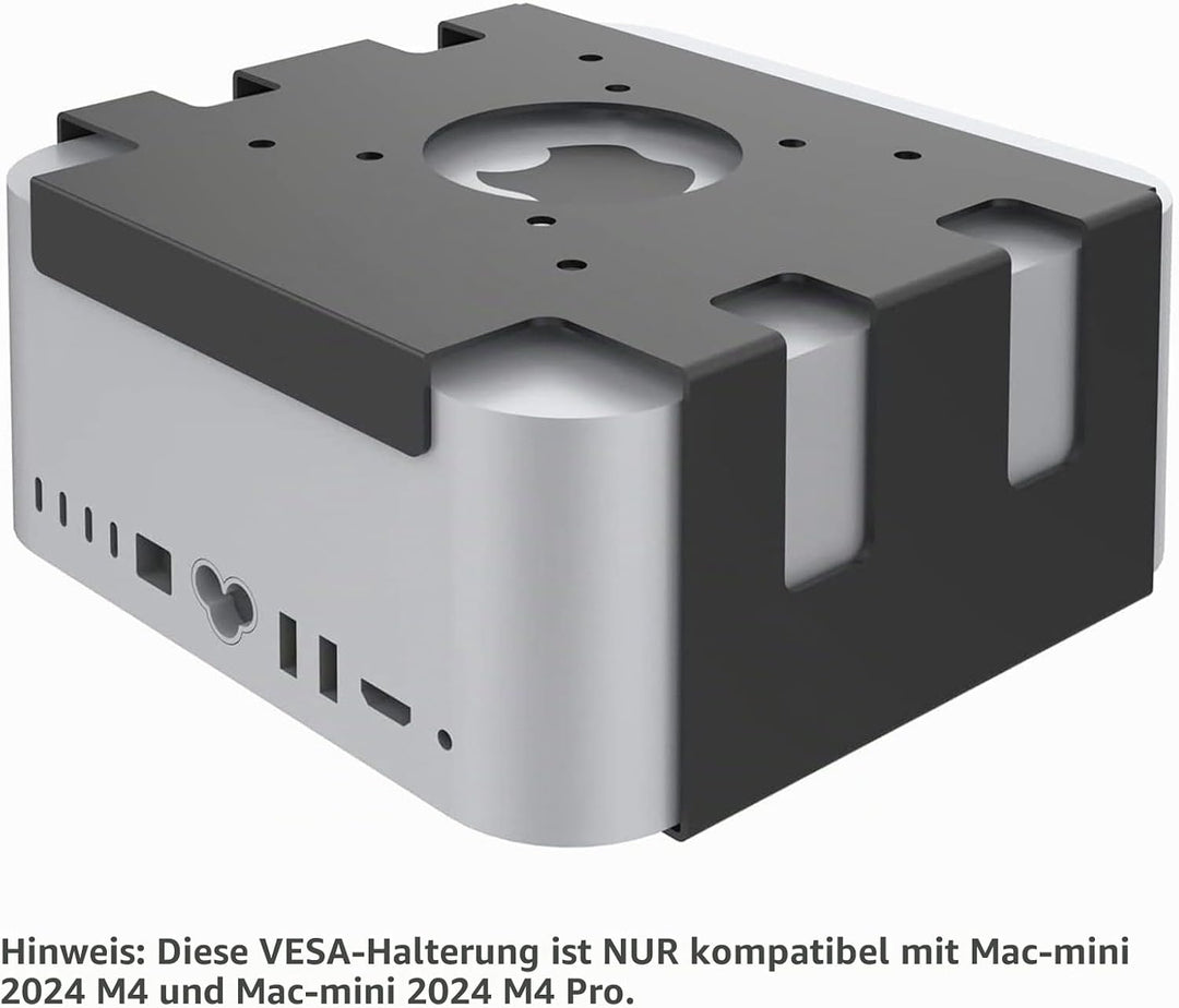 Halterung für Mac Mini m4, Untertischhalterung VESA Halterung für Mac Mini m4, Metall Halterung Desk