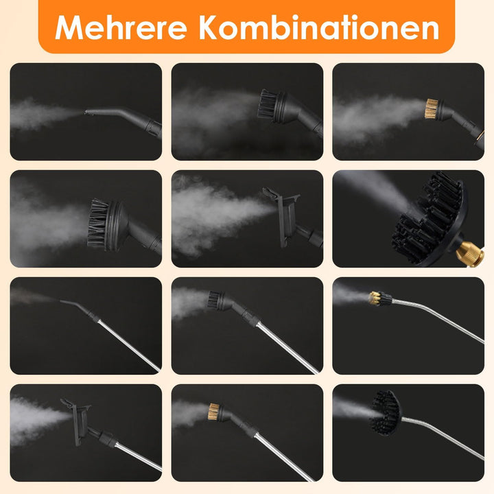 Dampfreiniger Handgerät 1400ml, 6 Stufen Dampfsteuerung Für Haushalt