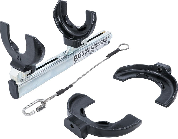 BGS 1134 | Federspanner-Satz | 1500 kg | Fahrweksfeder | Montagespanner |Federbein | Federbeinsystem