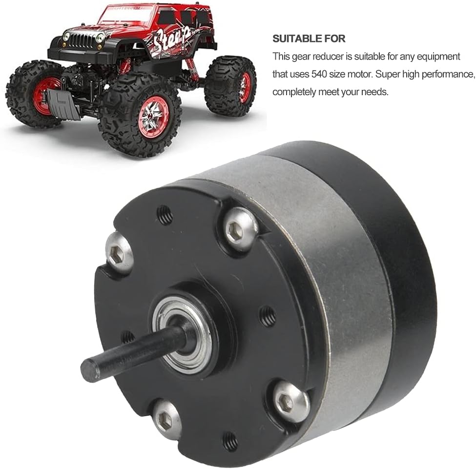 VGEBY1 RC Getriebe, Planetengetriebe Untersetzungsgetriebe 540 Motor Hochleistungsgetriebe Motor 540