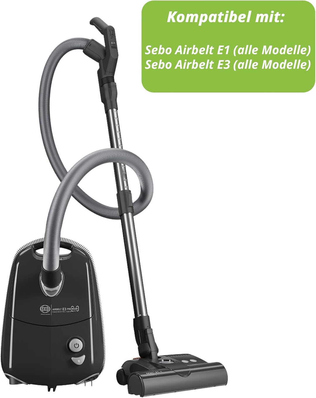 8 original Sebo Staubsaugerbeutel für Sebo Airbelt E1 und E3 alle Modelle (8300ER) E-serie, E-serie