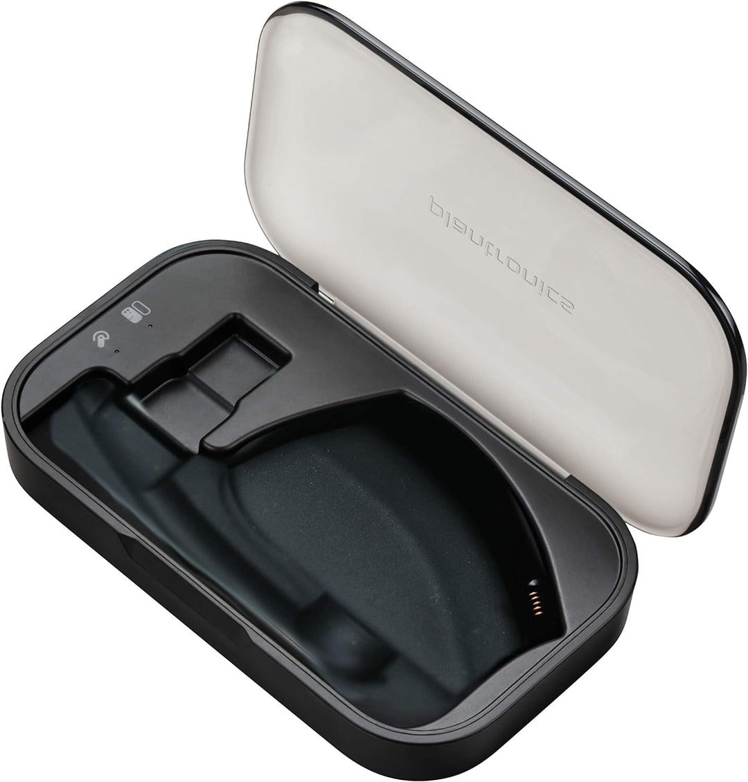 Plantronics Bluetooth Headset Voyager Legend + Ladehülle, Schwarz, uni Mit Ladecase Single, Mit Lade