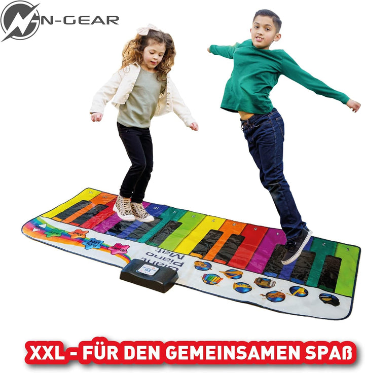 N-Gear Riesen Klaviermatte XXL : Tanzmatte Musikmatte Kids Piano und Musikbox Kinder in einem - Jung