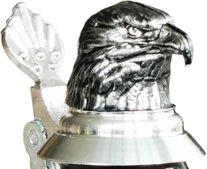 Flaschendeckel Zinn, Bierflasche Zinn Deckel, Bierflaschendeckel, Adler, Adlerkopf, Eagle