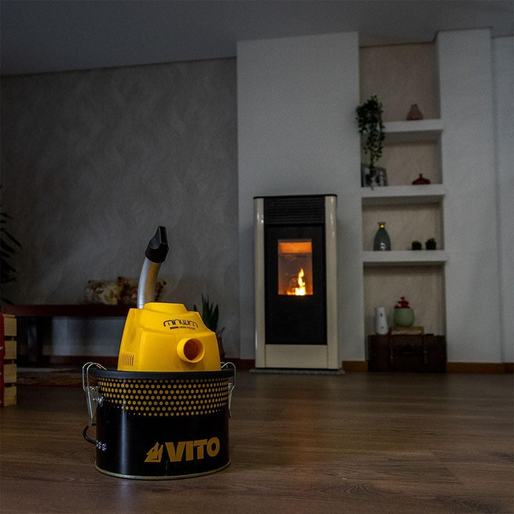 VITO - Ersatzfilter HEPA + Stofffilterbeutel für Aschesauger 4L 800W
