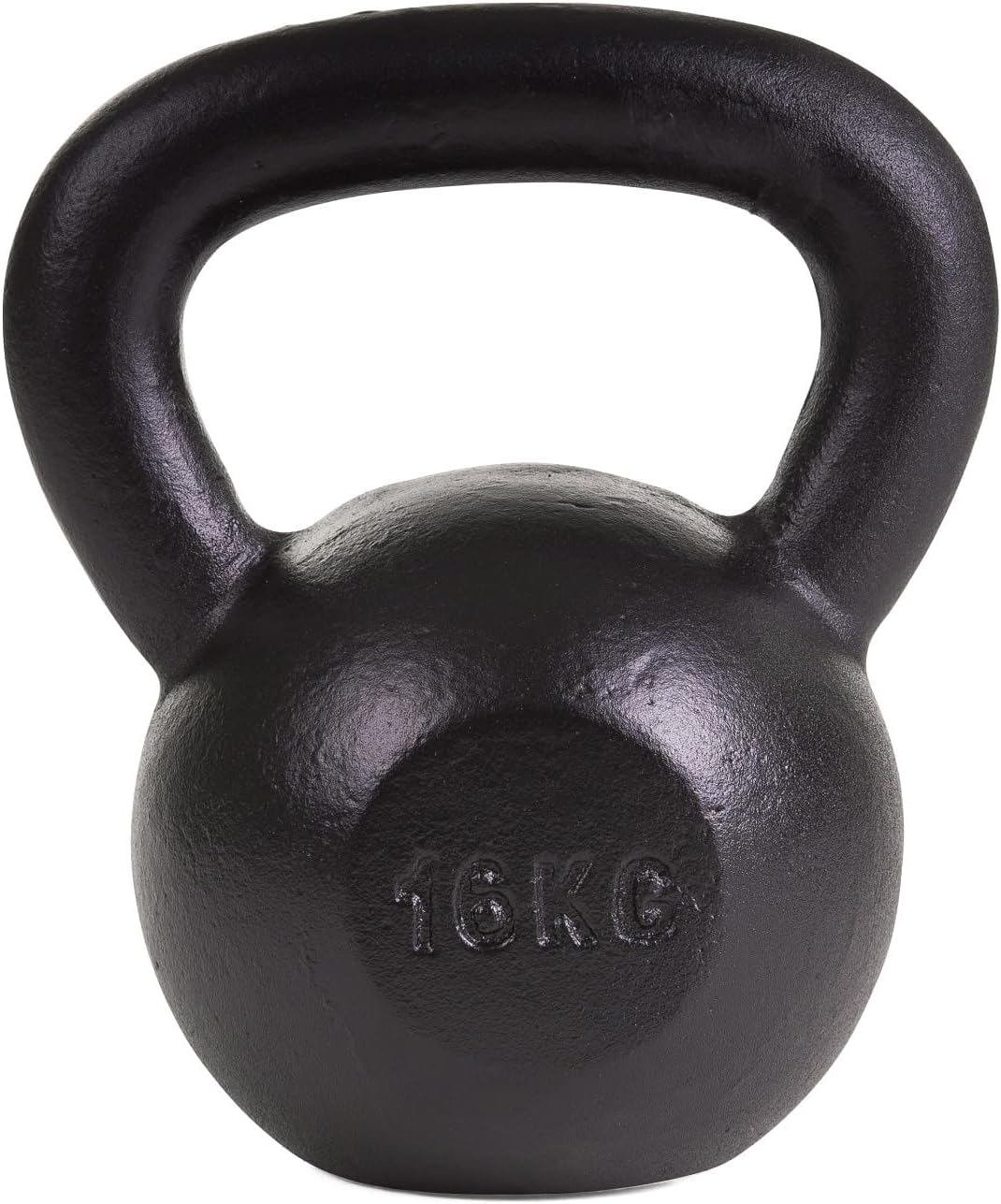 Sport-Thieme Gusseisen Kettlebell pulverbeschichtet | Hohe Langlebigkeit | Hochwertige Kugelhantel i