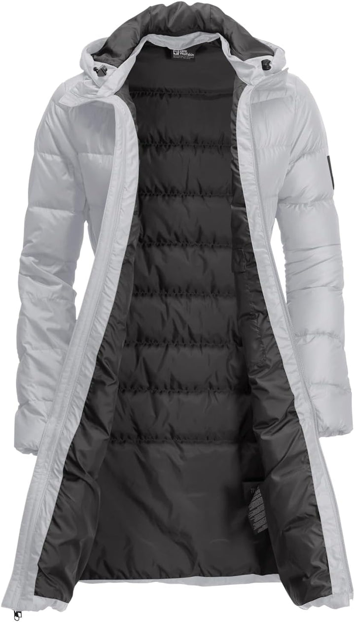 Jack Wolfskin Damen Lenauplatz Coat W Daunenmantel L moonwalk, L moonwalk