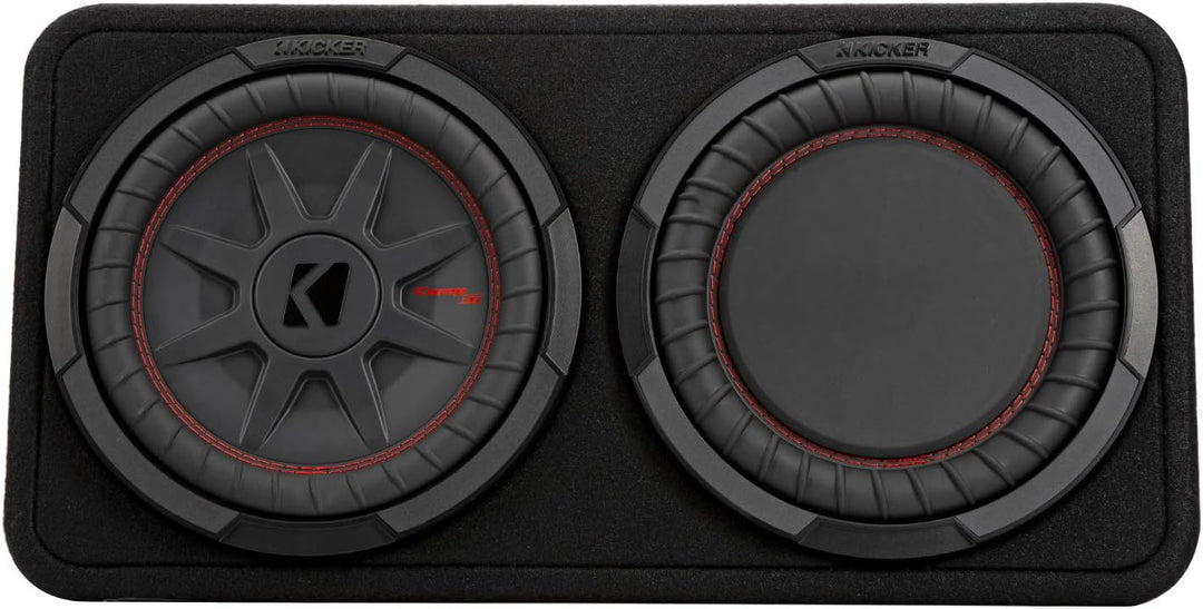 KICKER TCompRT102 (TCWRT102-48) - 25 cm Passiv Subwoofer mit 800 Watt (RMS: 400 Watt)