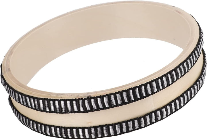 Asixxsix Ocean Drum, 6,1 Zoll Kleine Tragbare Sea Drum Wave Bead Handtrommel mit Ahornholzschale Oce