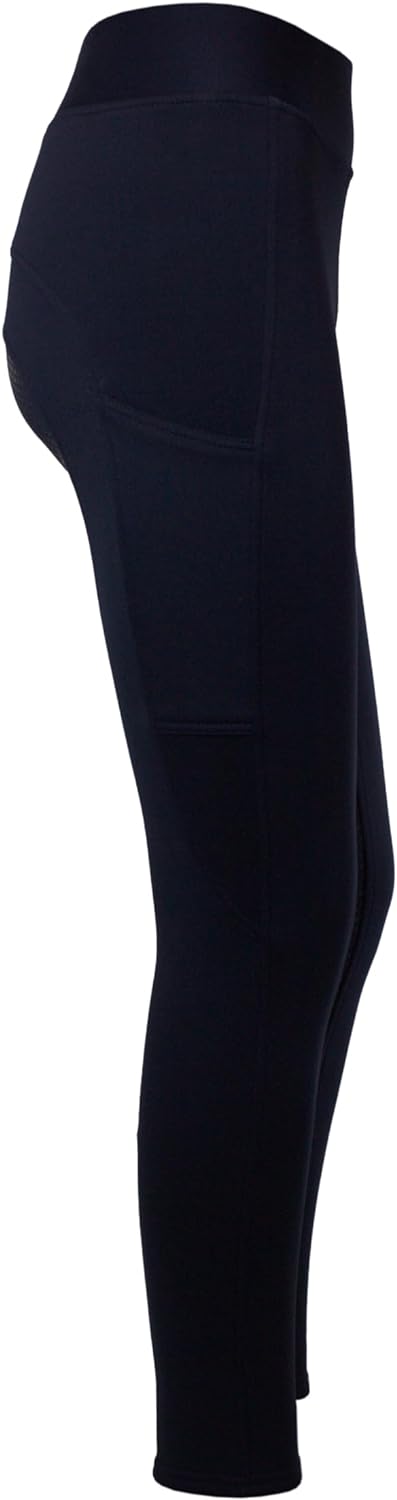 PFIFF 103110 Winterreitleggins „Alaska“ mit Handytasche, Kinder 110-164, Damen 36-44 36 Dunkelblau,