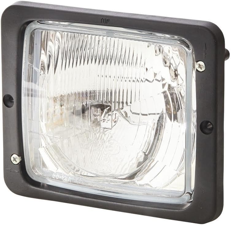 HELLA - Halogen-Hauptscheinwerfer - 12/24V - Referenzzahl: 10 - Einbau - Lichtscheibenfarbe: transpa