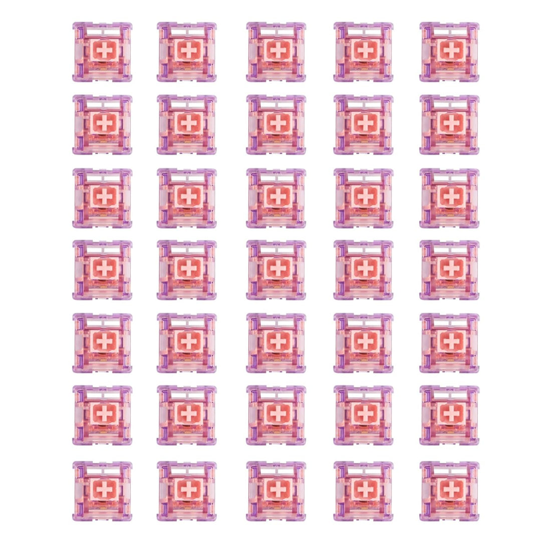 EPOMAKER Flamingo 35 Stück 47 gf Lineare Mechanische Tastaturschalter-Set, 35 gf Anfangskraft Werkss