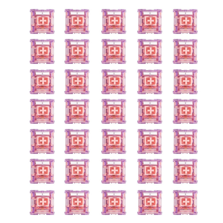 EPOMAKER Flamingo 35 Stück 47 gf Lineare Mechanische Tastaturschalter-Set, 35 gf Anfangskraft Werkss