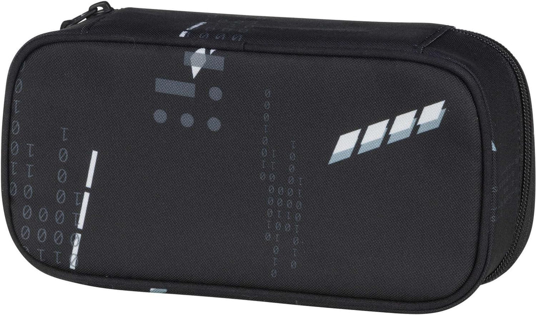 Satch Schlamperbox extra gross inkl. Trennfach Reissverschlussfach Stiftehalter Geodreieck Sichtfens