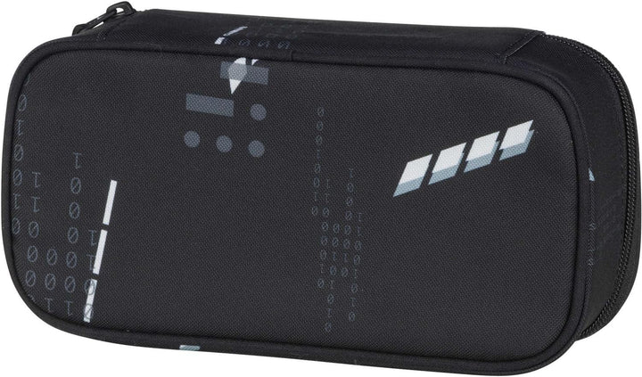 Satch Schlamperbox extra gross inkl. Trennfach Reissverschlussfach Stiftehalter Geodreieck Sichtfens