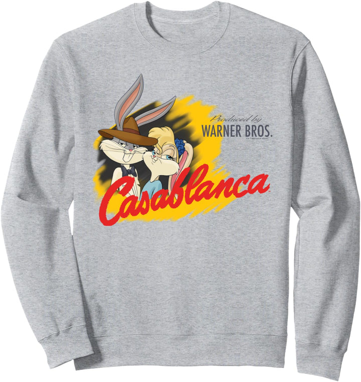 WB 100: Looney Tunes Casablanca Mashup With Bugs & Lola Sweatshirt