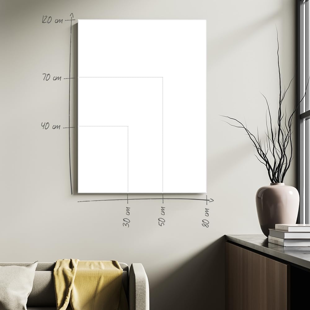 Bildershop-24 Bespannter Keilrahmen Leinwand (unbedruckt), 100x150cm, 260g/m² (100% PES), 18mm 100 X