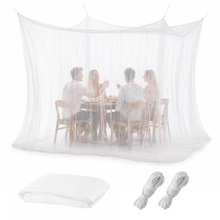 Moskitonetz 300x300x250cm, Moskitonetz Reise Outdoor Doppelbett Einzelbett, Tragbares Geschlossenes