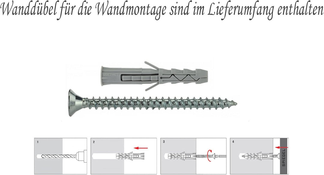 Spiegel MIT Rahmen 32 GRÖssEN 160/50, 50/160cm, 11 Farben Rahmen, Handgefertigte, breiter Fester Rah