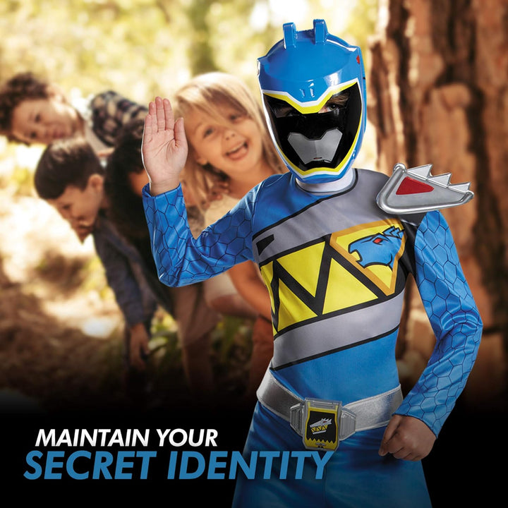 Disguise Blue Ranger Dino Charge Classic Costume, Medium (7-8) by Disguise
