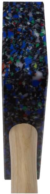STUBAI SPENGLERHAMMER eckig 155 × 85 × 35 mm | Kunststoffkopf bunt | Hickorystiel ergonomisch | spli