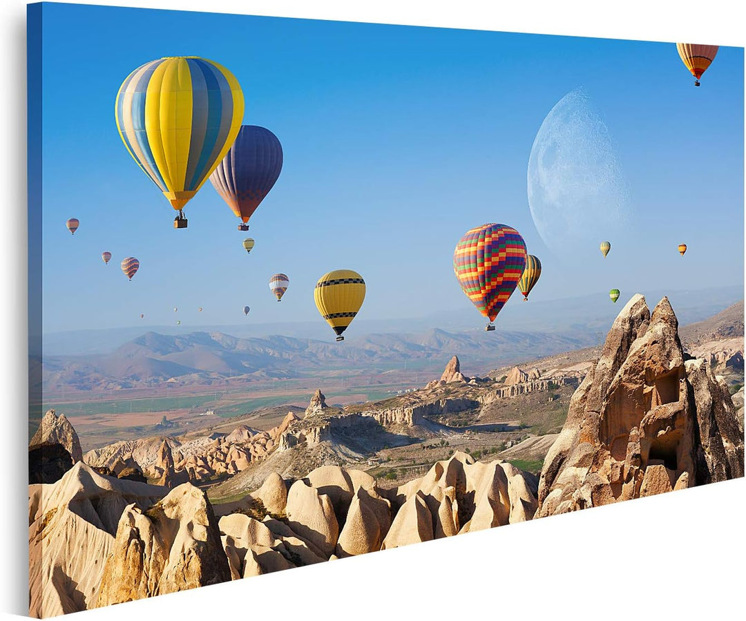 islandburner Bild auf Leinwand Heissluftballonfahrt Kappadokien Türkei Bilder Wandbilder Poster Lein